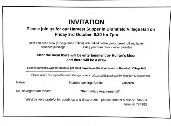 harvest supper 2025